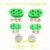 Soft Silicone Protective Covers for T60/T70/T70P/T100 - 1 Set (Green)